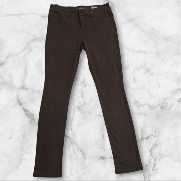 Level 99 Suede Brown Pants Size 10 - Picture 1 of 6